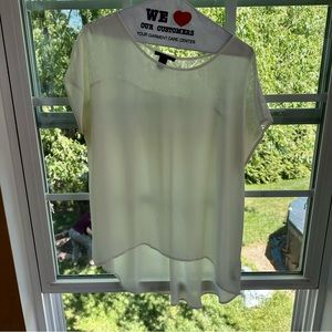 White Floral Lace Top